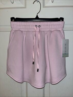 Altar'd State Light Pink Drawstring Skater Skirt